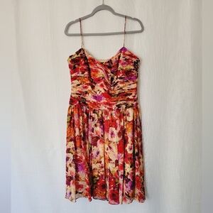 Lauren Ralph Lauren gathered Georgette dress size 14